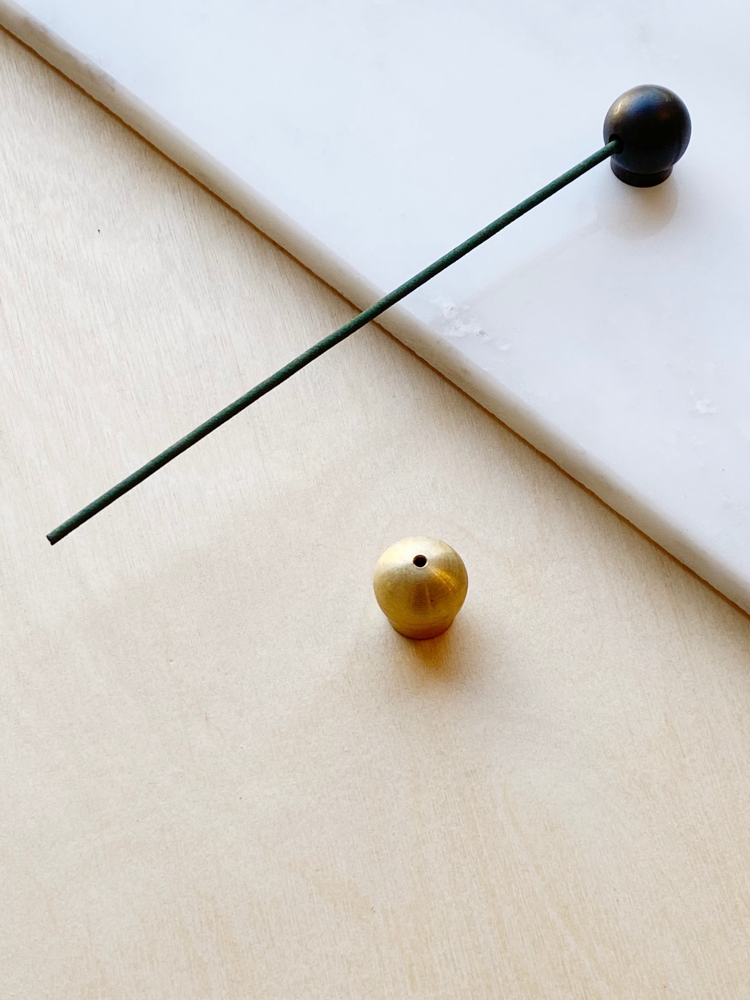 Brass Ball Incense Holder