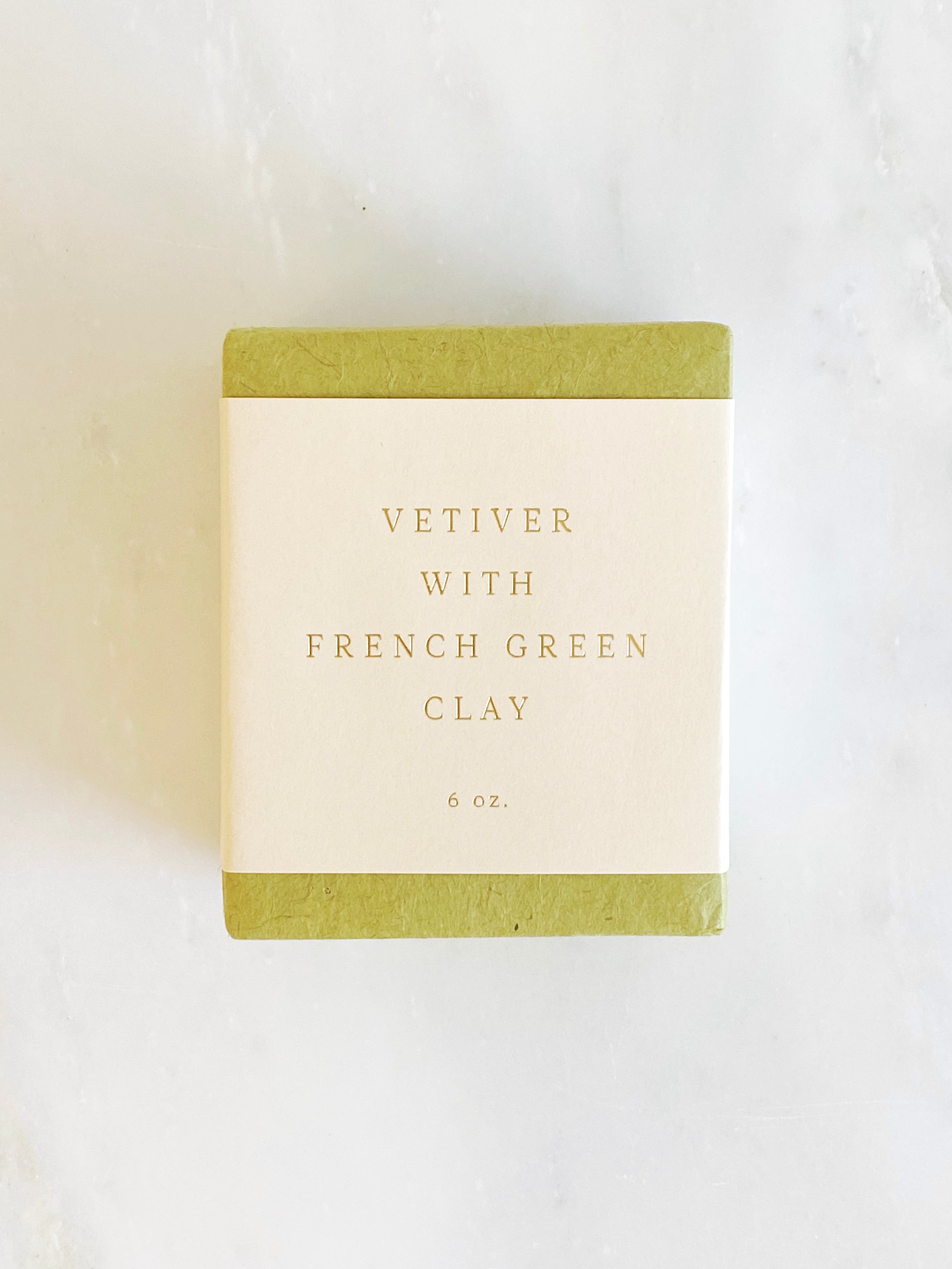 Vetiver with French Green Clay Soap