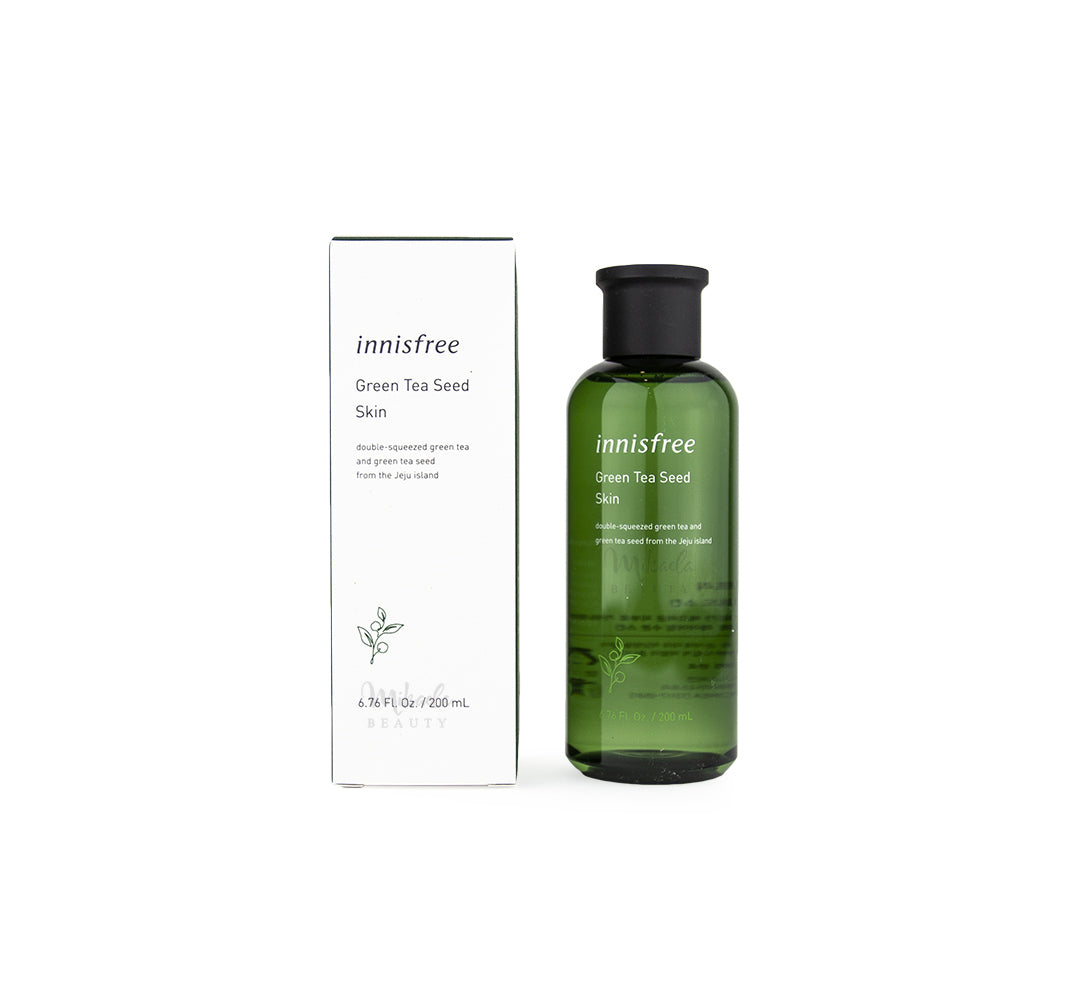 Green tea skin. Innisfree Green Tea тонер. Innisfree Green Tea Seed Skin (200ml). Green Tea Seed Skin Toner Innisfree. Увлажняющий тонер с экстрактом семян зеленого чая Innisfree.