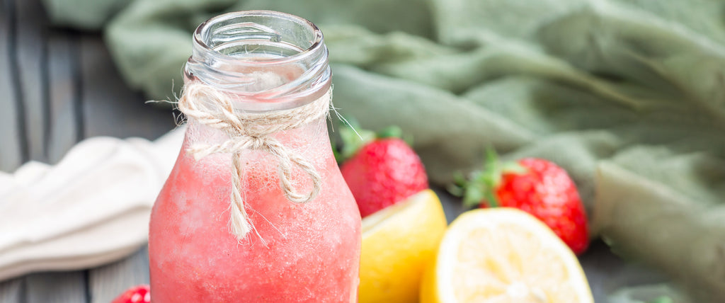 berry lemonade strawberry lemon juice smoothie beauty skincare