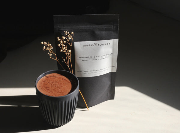 Adaptogenic Dark Cacao blend by The Social Alchemy