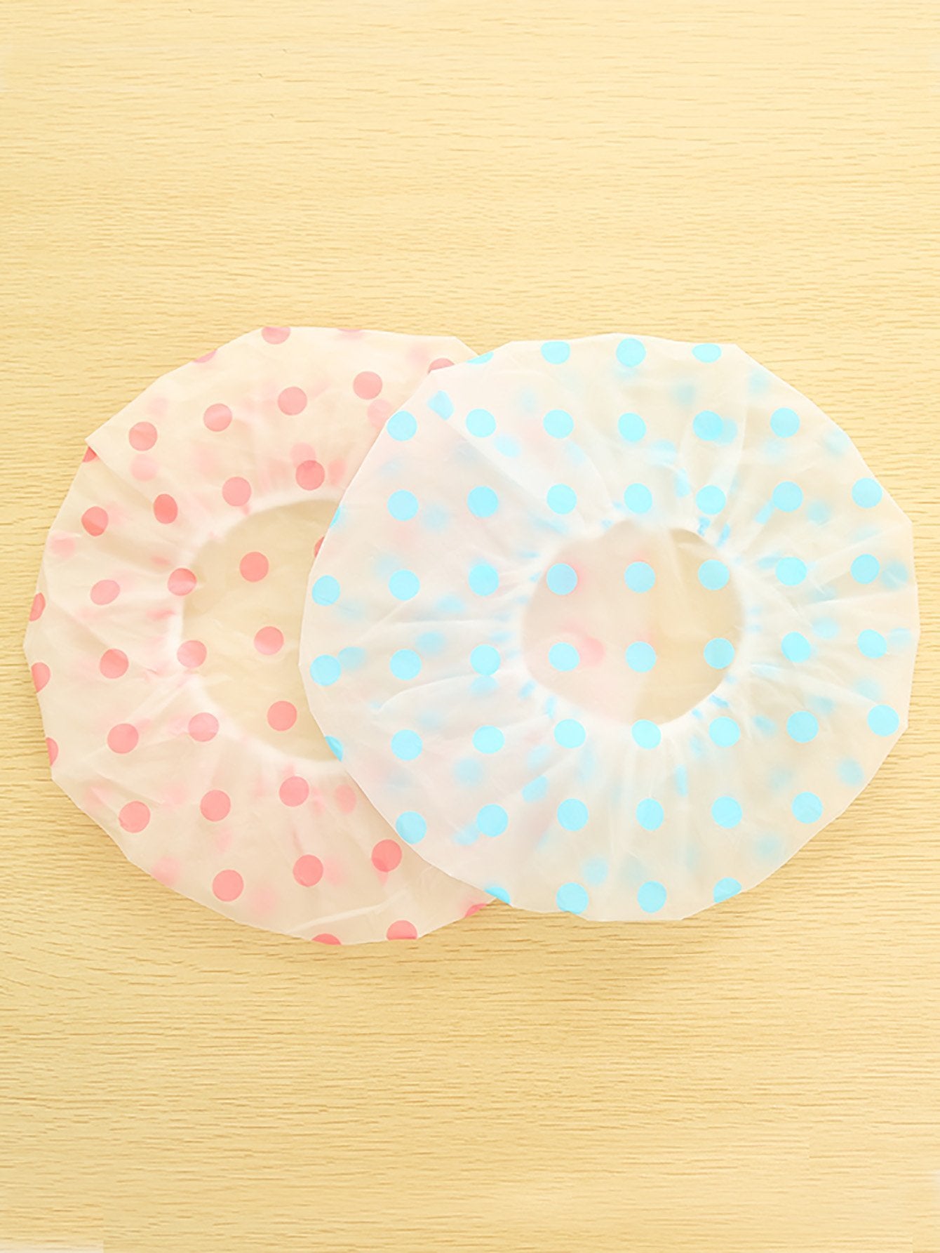 Random Color Polka Dot Shower Cap 1pc