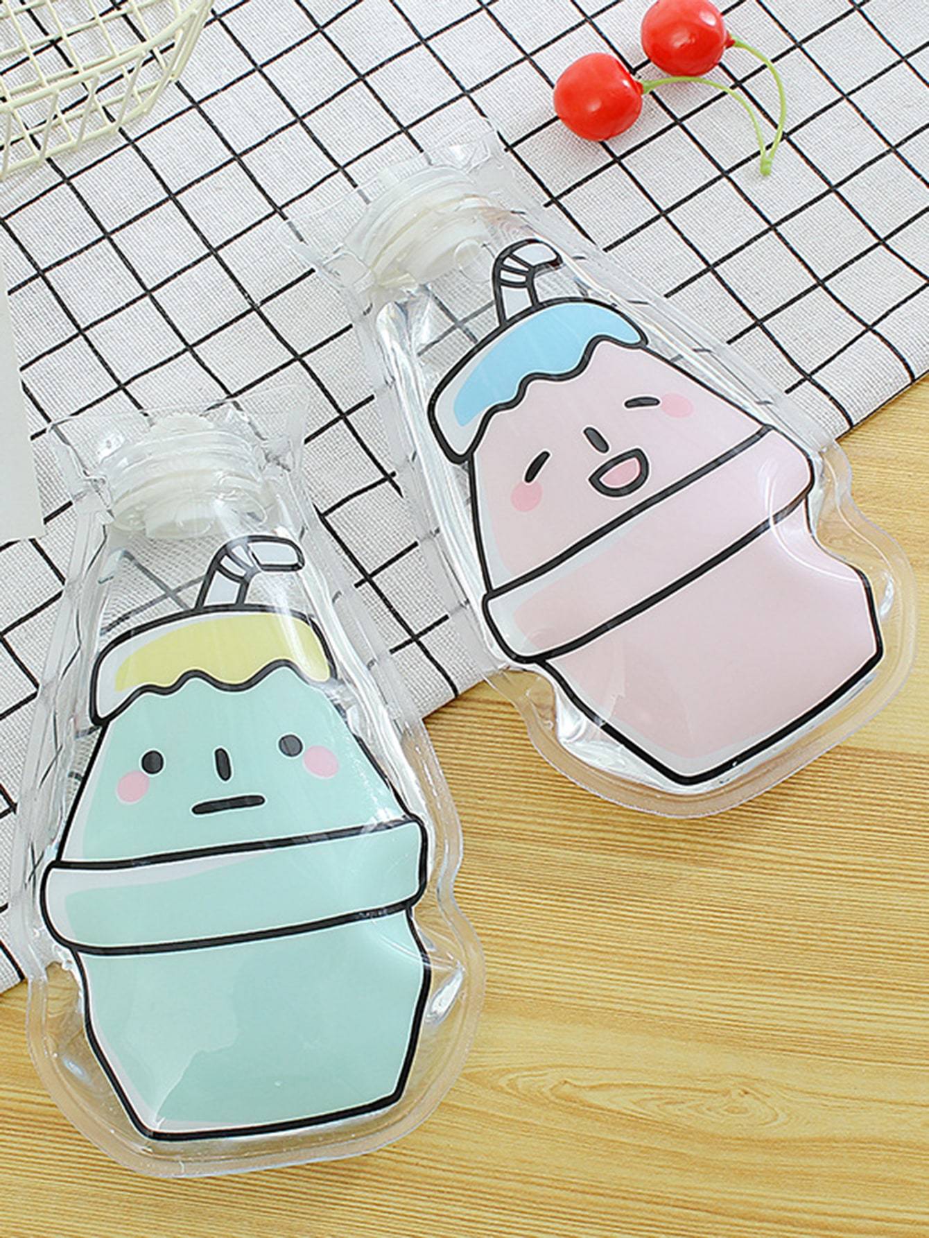 1pc Cartoon Graphic Random Hot Water Bag