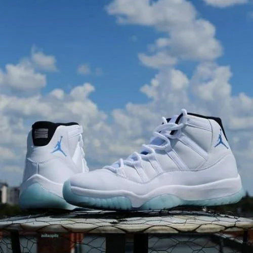 Nike Air Jordan 11 Retro Legend Blue Men's and Women's Sneakers Shoes