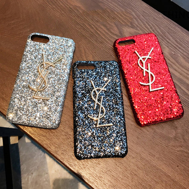 YSL Fashion Shining iPhone Phone Cover Case For iphone 6 6s 6plus 6s-plus 7 7plus