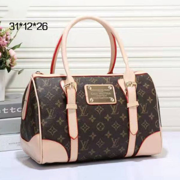 Louis Vuitton LV Women Shopping Bag Leather Tote Handbag Shoulder Bag