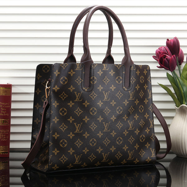 Louis Vuitton LV Women Fashion Leather Satchel Shoulder Bag Hand