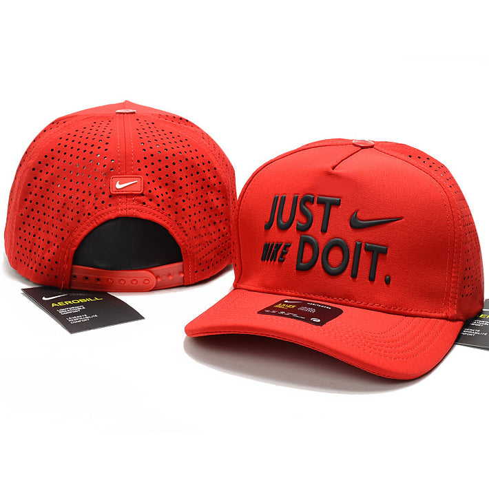 Nike Fashion Women's Men's Solid Color Print Baseball Capa Hat