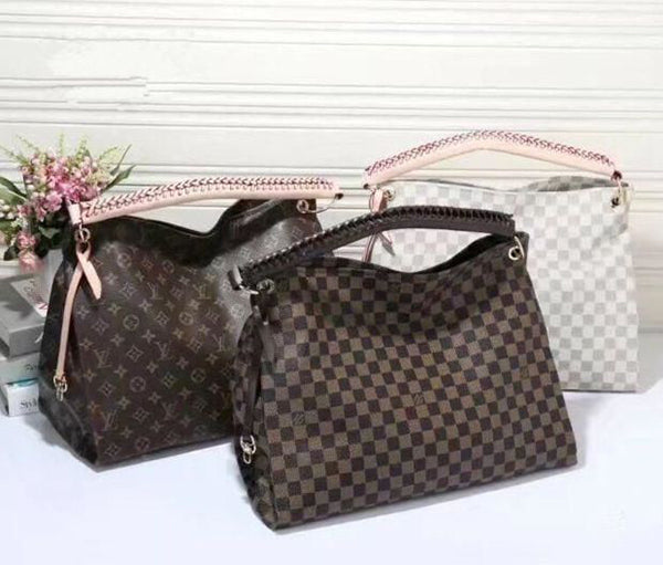 LV Louis Vuitton Women Shopping Bag Leather Tote Handbag Satchel Bag