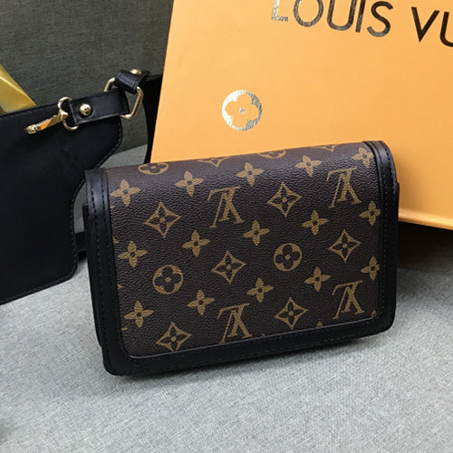 Louis Vuitton LV Women Fashion Leather Crossbody Shoulder Bag Satchel