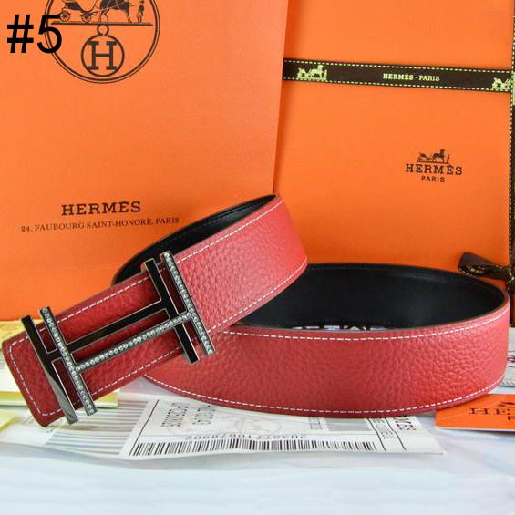 Hermes Popular Woman Men Fashion Smooth Buckle Leather Belt