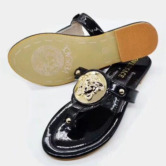 Versace Women Casual Fashion Flat Sandal Slipper Shoes