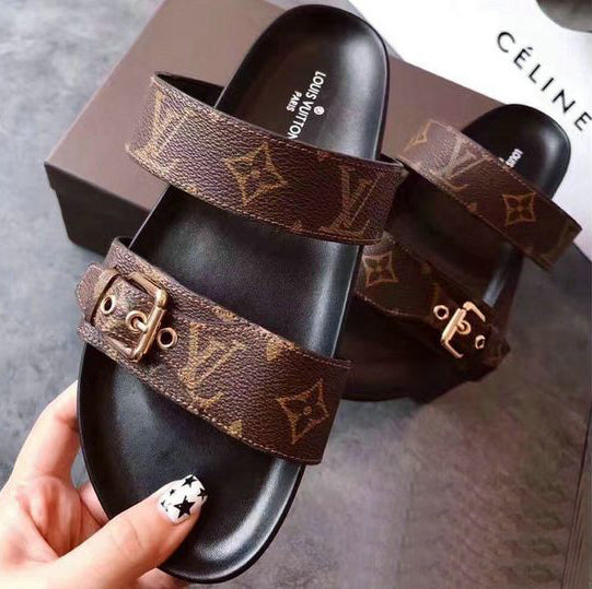 Louis Vuitton Women Fashion Flats Sandals Slipper Shoes