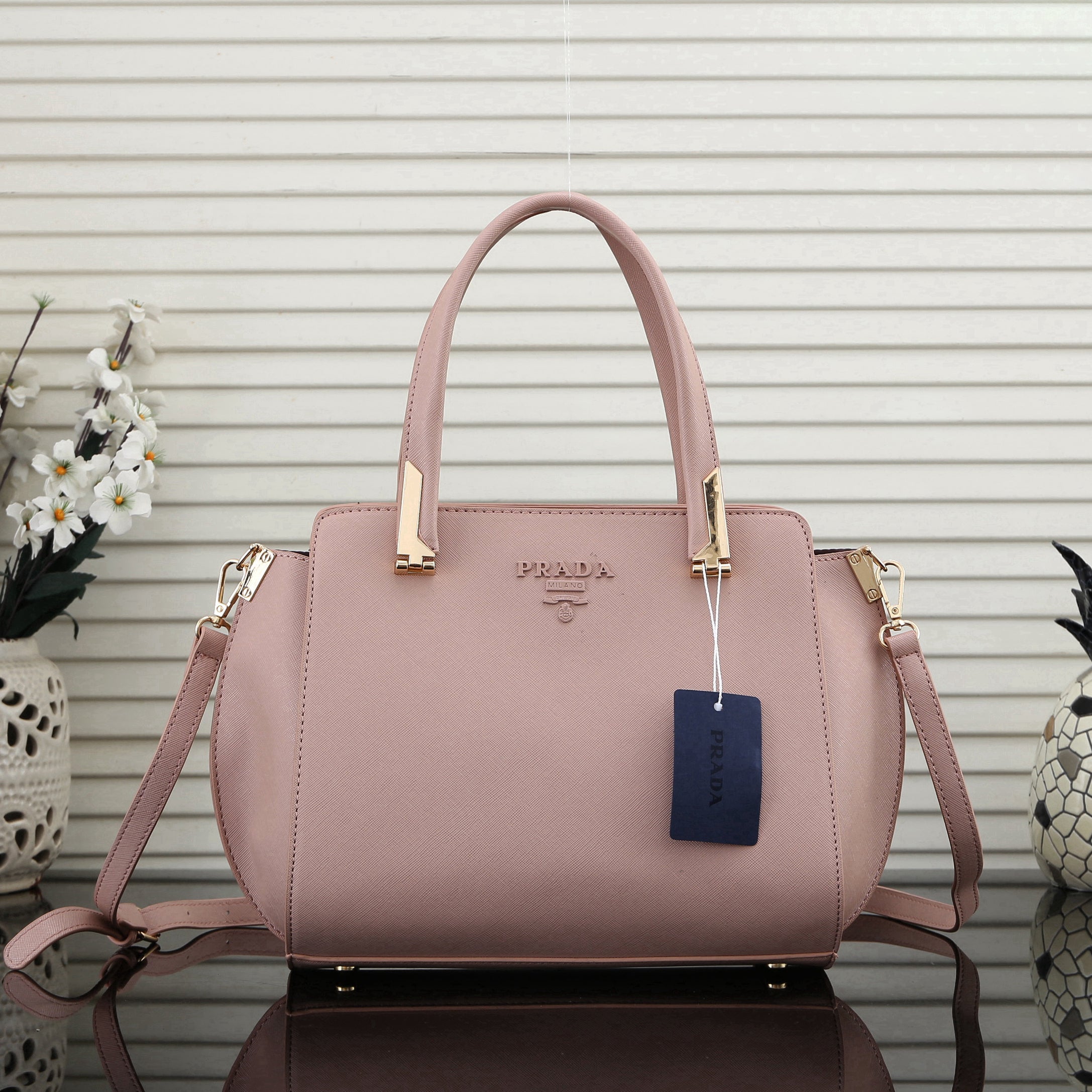 Prada Fashion Classics Leather Shoulder Bag