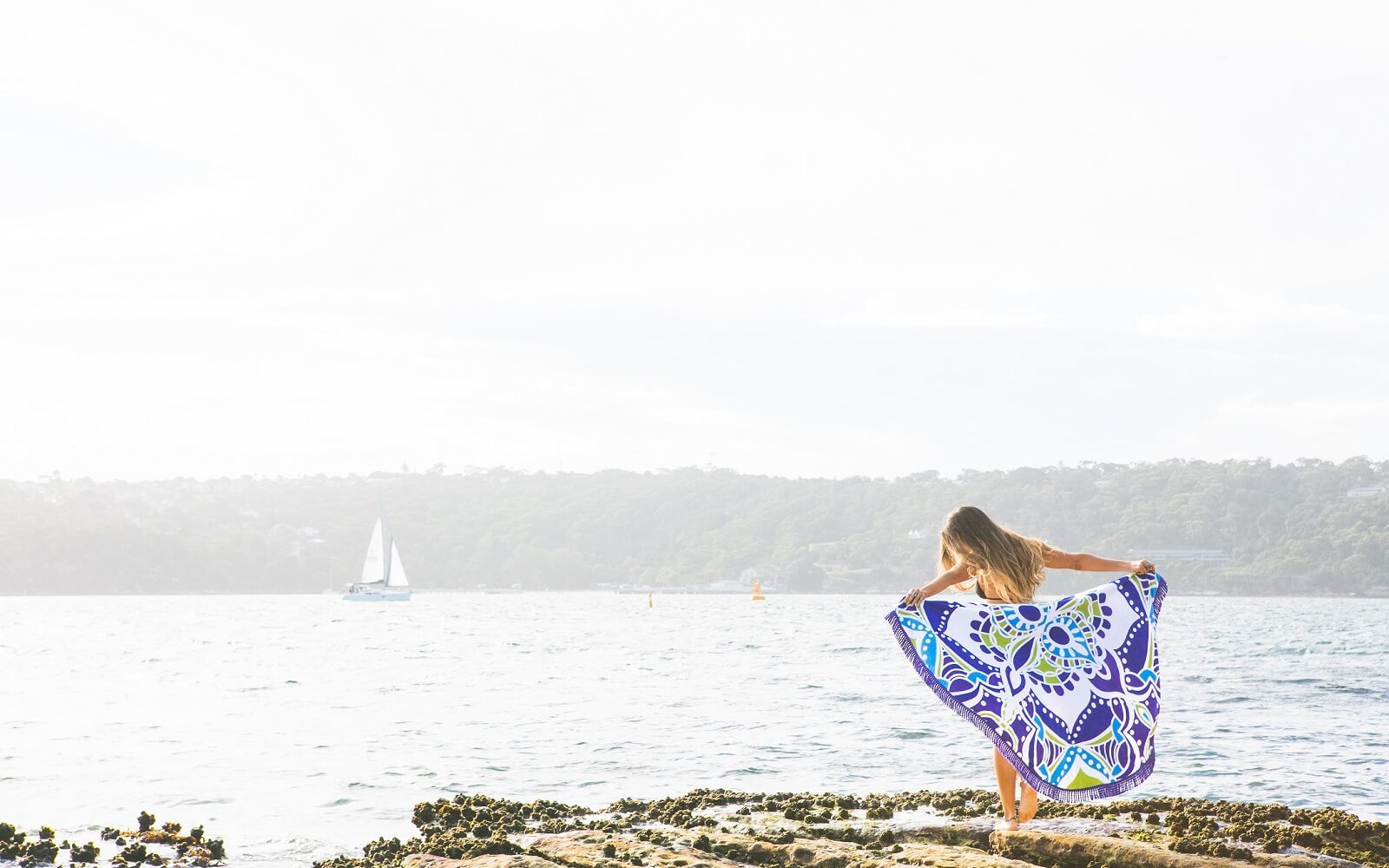 big round beach towel