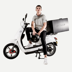 Stylish electric delivery bike