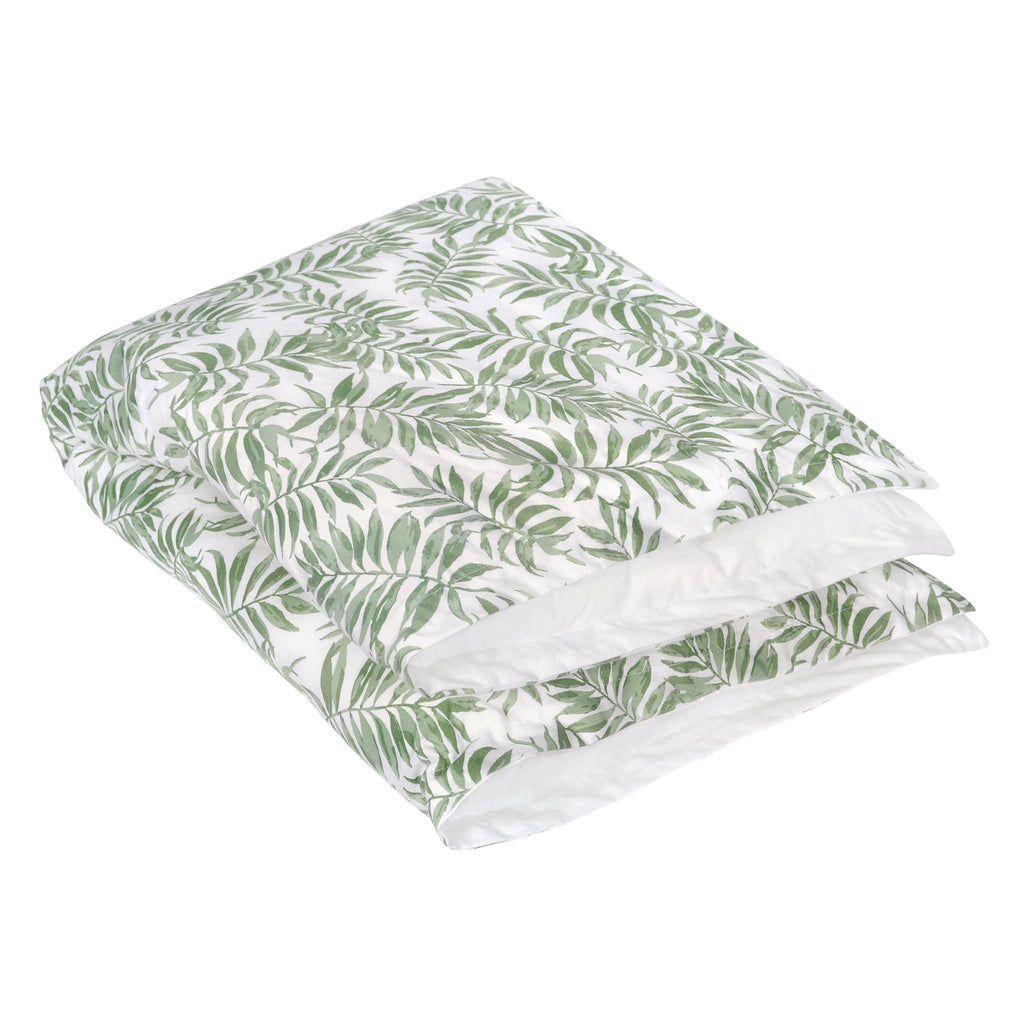 Housse Et Couette Pour Lit De Bebe Vert Tropical Perlimpinpin