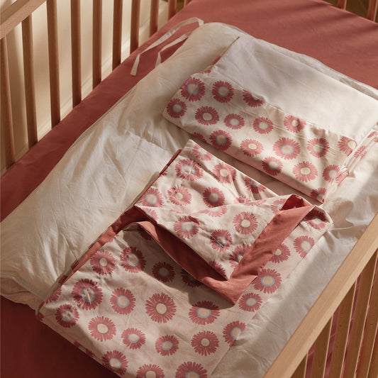 Botanical Baby Pink Floral Crib Bedding  Buy a 4-Piece Floral Crib Bedding  Set Online - Lamb & Ivy