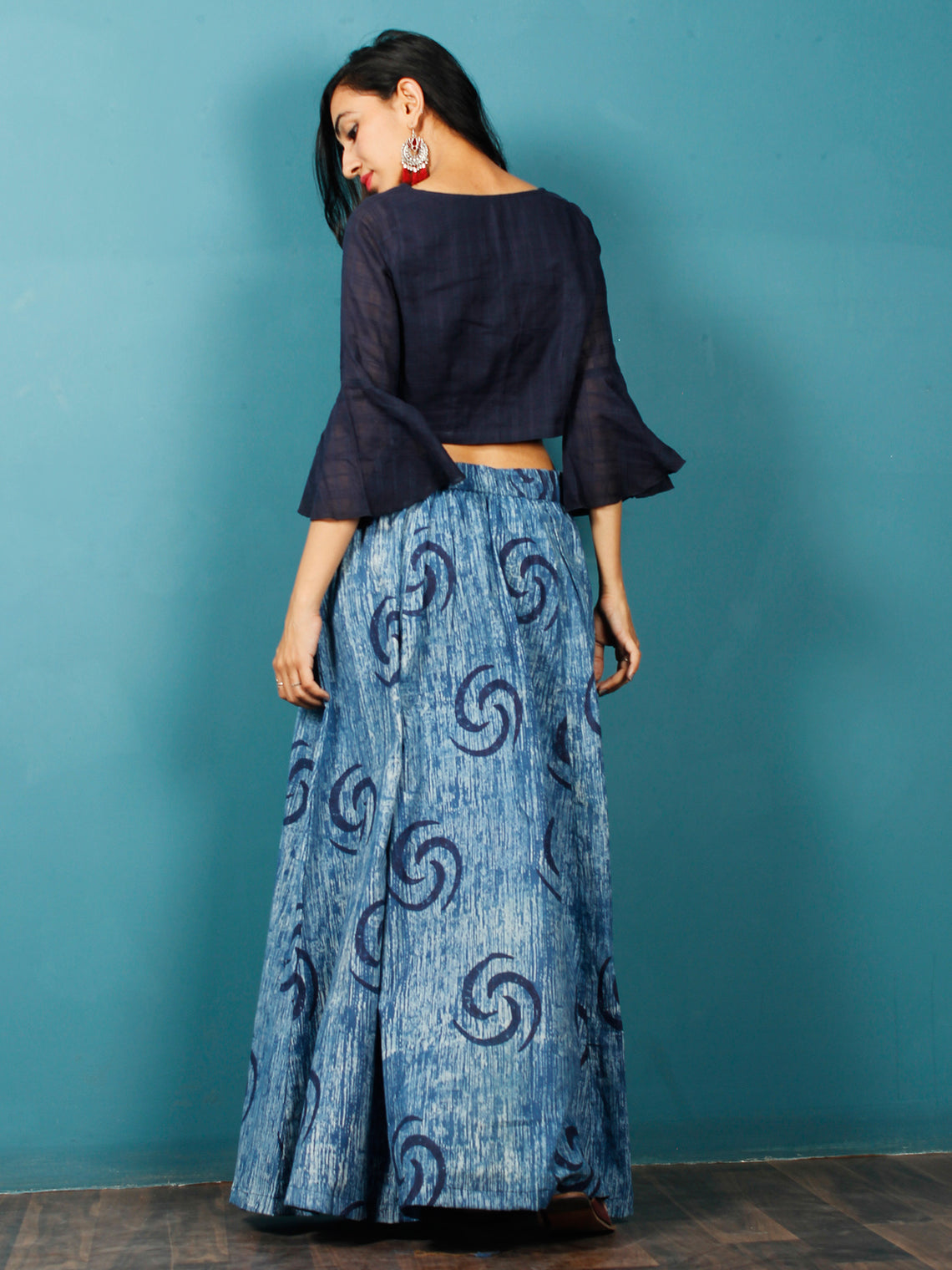 Hand Block Printed Wrap Around Skirts – InduBindu