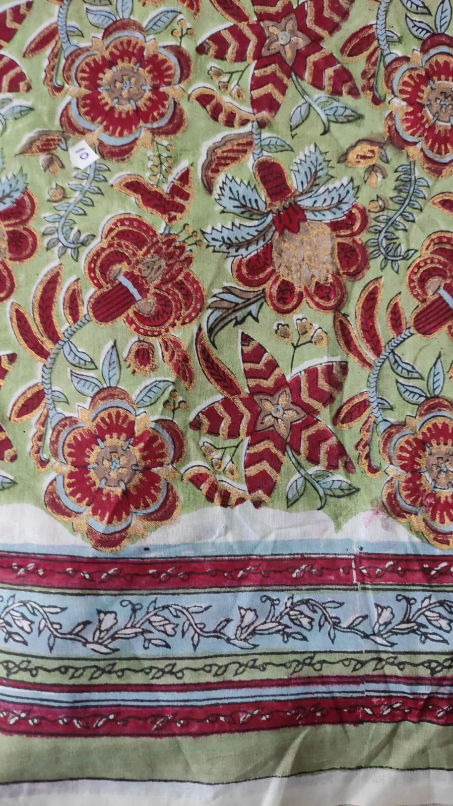 Hand Block Printed Cotton Cambric Fabric Pieces – InduBindu