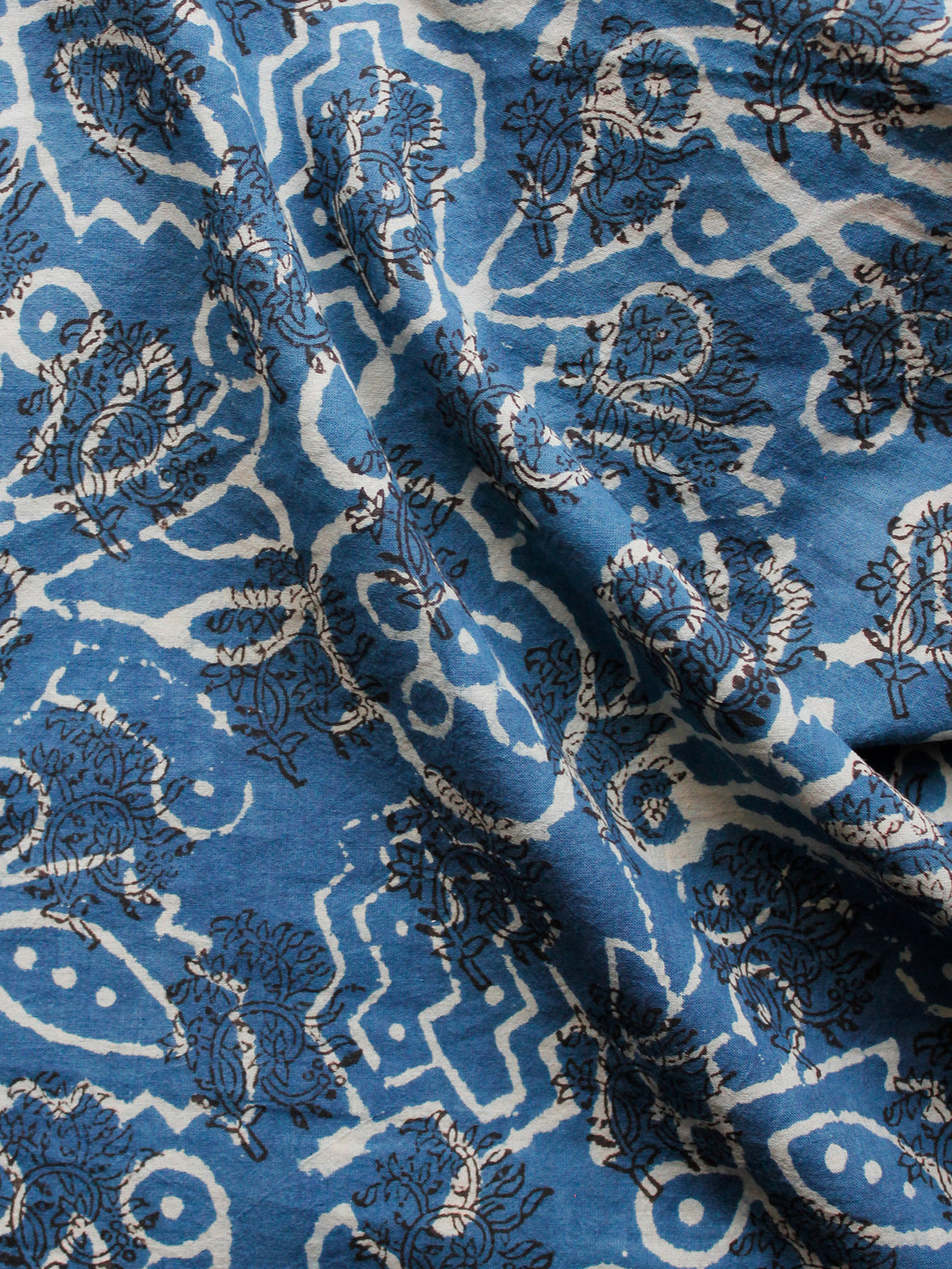 Hand Block Printed Cotton Cambric Fabric Pieces – InduBindu