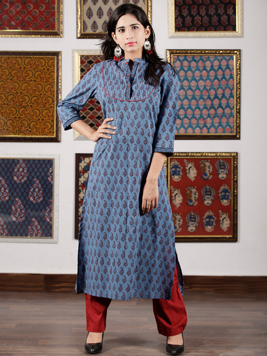 Cotton Kalidar Kurti with Pant – Handicrafts Galleria