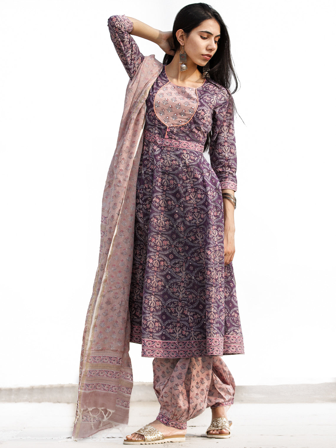 anarkali kurta with salwar