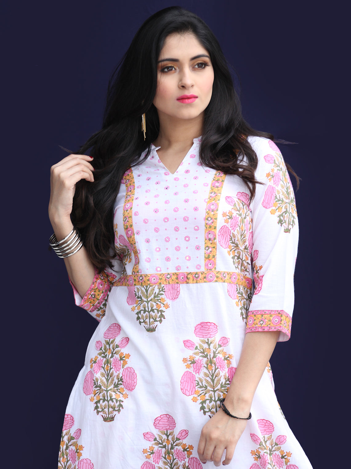 Rozana Gulbahar Kurta Palazzo Set - KS26AS2265 – InduBindu