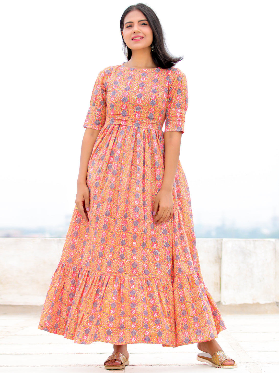 Gulzar Samah Dress - D01F1932 – InduBindu