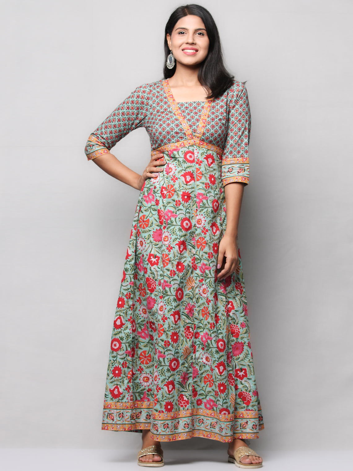 Gulzar Safnah Dress - D07F2512 – InduBindu