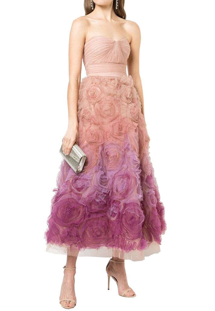 marchesa notte pink dress