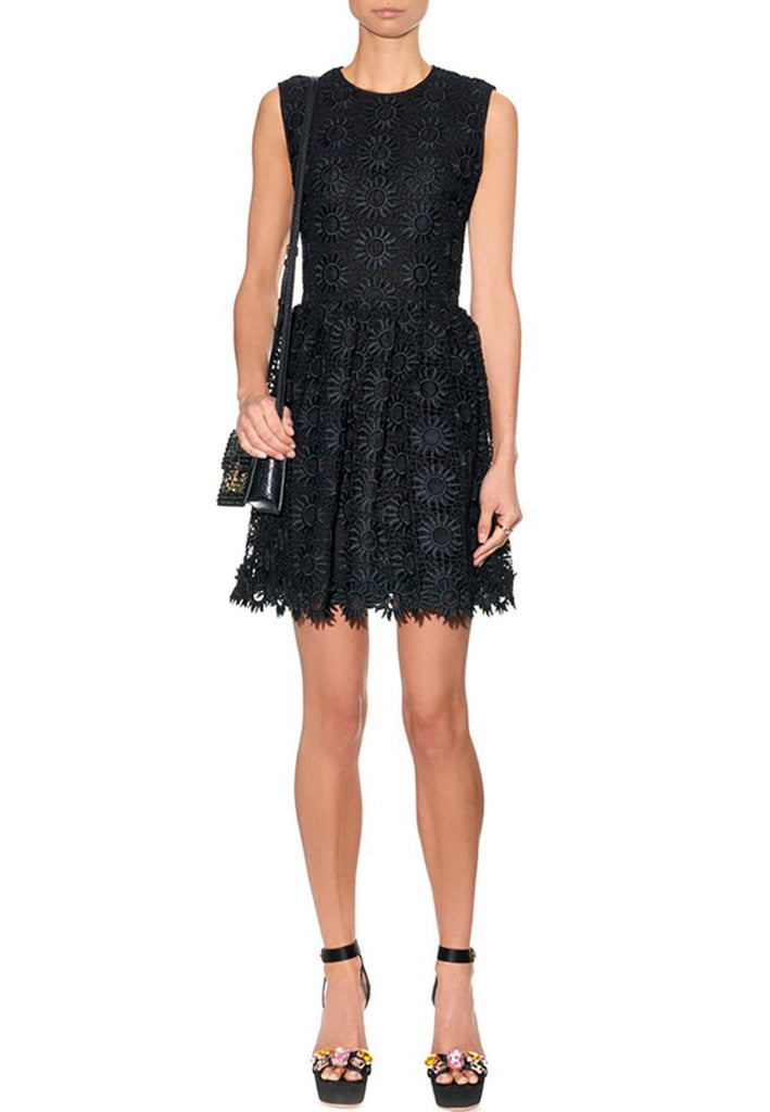 red valentino lace dress