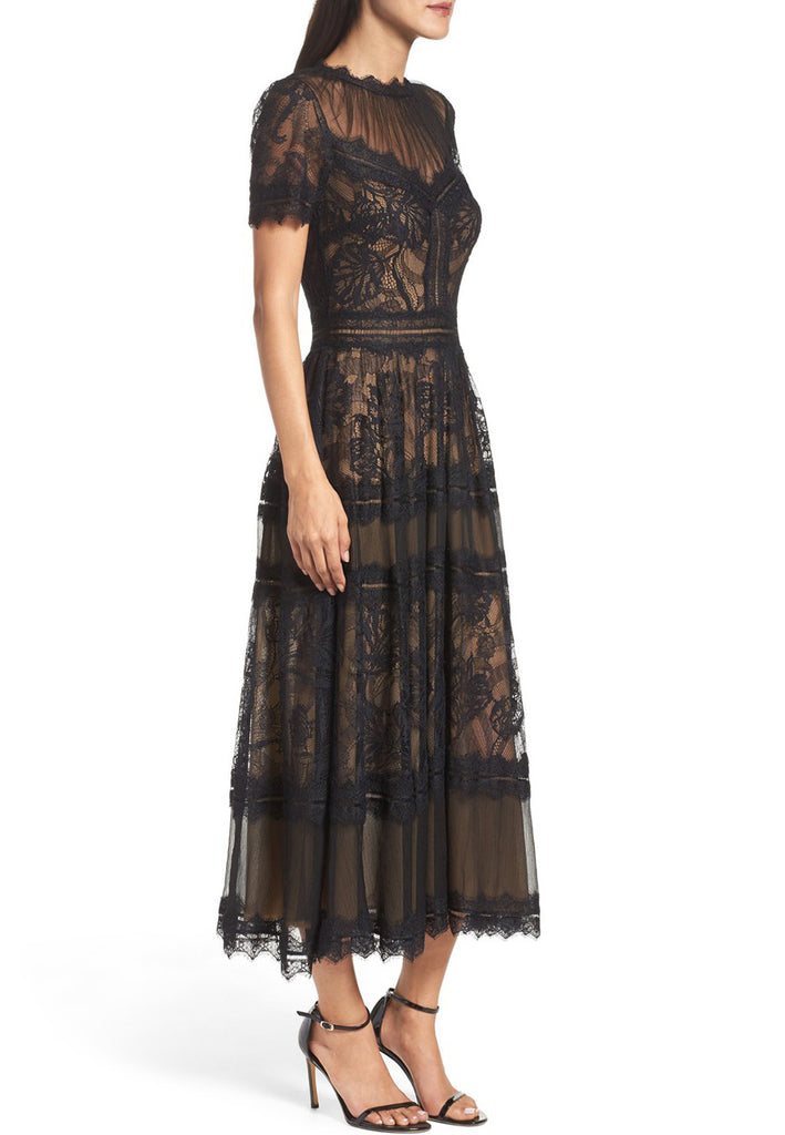 Tadashi Shoji Black Camilla Lace Dress | Wardrobista.com