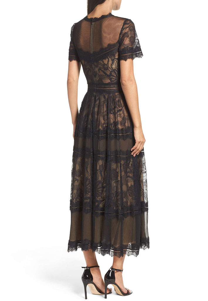 Tadashi Shoji Black Camilla Lace Dress | Wardrobista.com