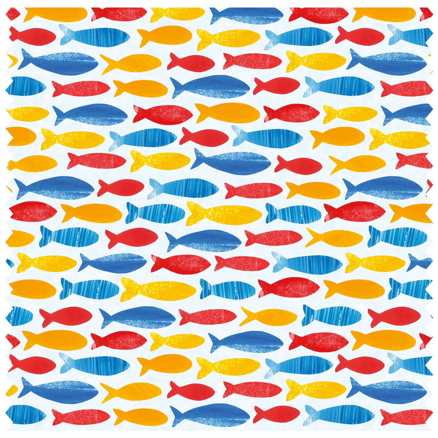 Rainbow Collaged Fish Pattern Roller Blind- Kitchen Blind – Toffie