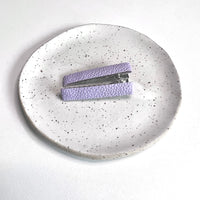 Vegan Leather Bar Clip