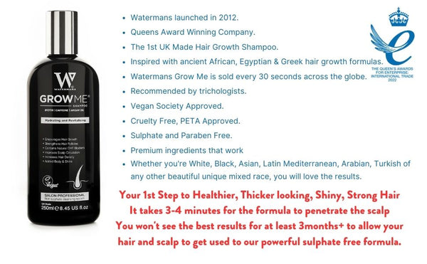 about grow me shampoo for ladies