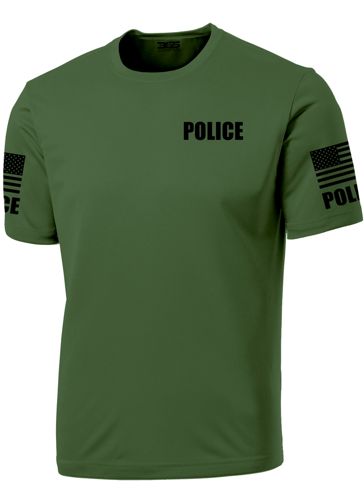 Men's Military Green Police Performance Shirt – 365 Outfitters