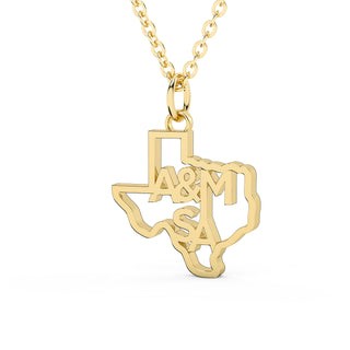 Stainless Texas Woman's University Twu Texas Pendant