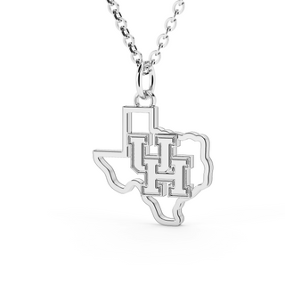 Stainless University of Mary Hardin Baylor Umhb Texas Pendant