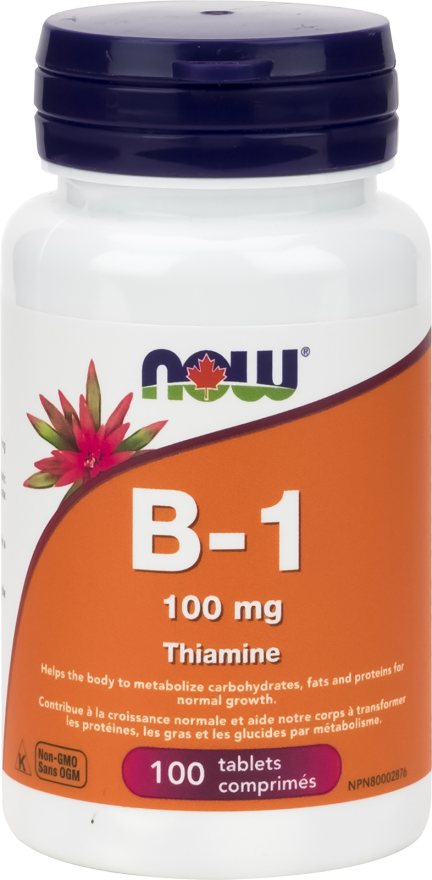 NOW | B1 (Thiamine) 100mg - Body Energy Club product image