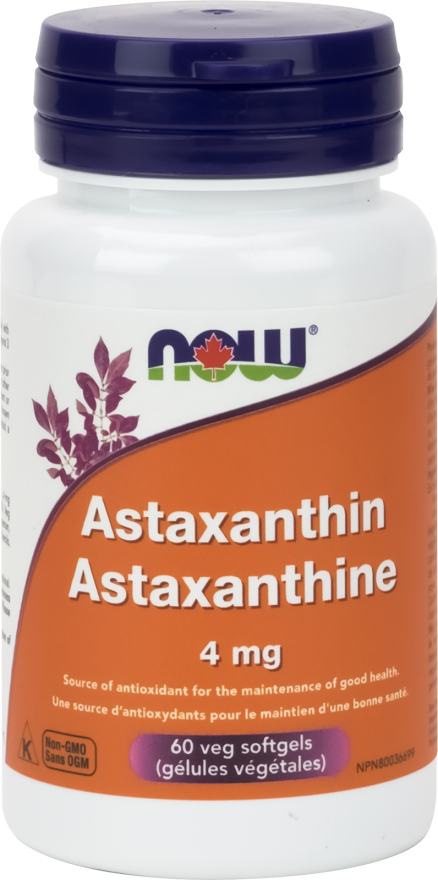 NOW | Astaxanthin 4mg - Body Energy Club product image