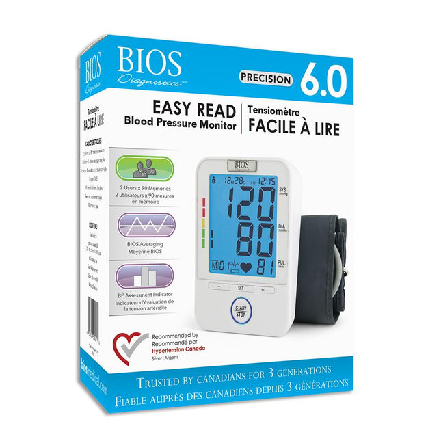 BIOS Medical Ultra Blood Pressure Monitor With AFIB Screening (Precision  10.0)