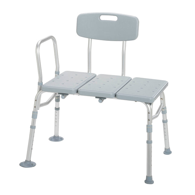 AquaSense Adjustable Bariatric Bath Bench with Non-Slip Seat and