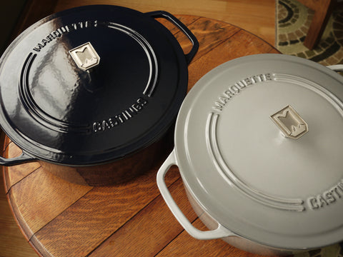 Marquette Castings 6 qt. Enameled Cast Iron Dutch Oven (Iron Red)