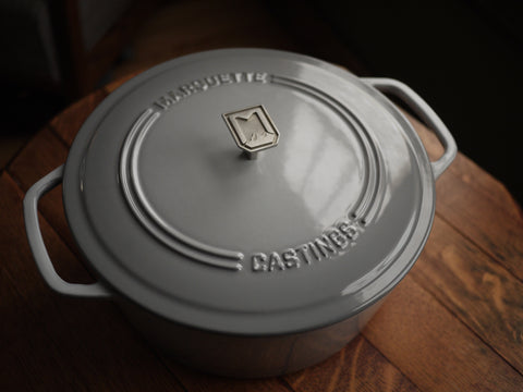 Marquette Castings - Over the past 2 years, we have had a lot of first  batches of the 10.5 skillet. Numerous design changes, mold adjustments  and test castings at 2 different foundries.
