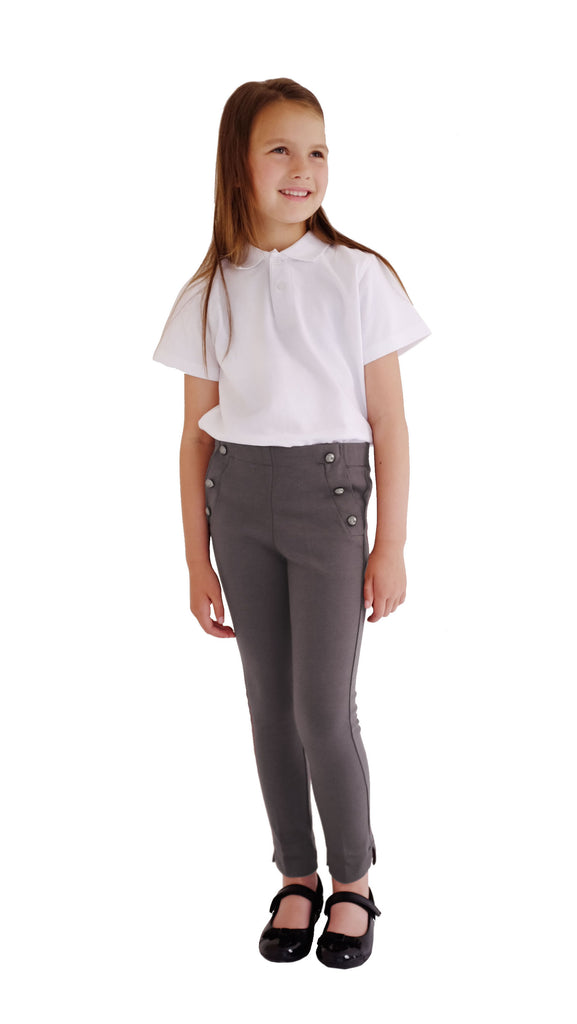 Grey Jersey Organic Cotton School Trousers – Everything For Eczema