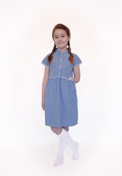 cotton gingham school dress