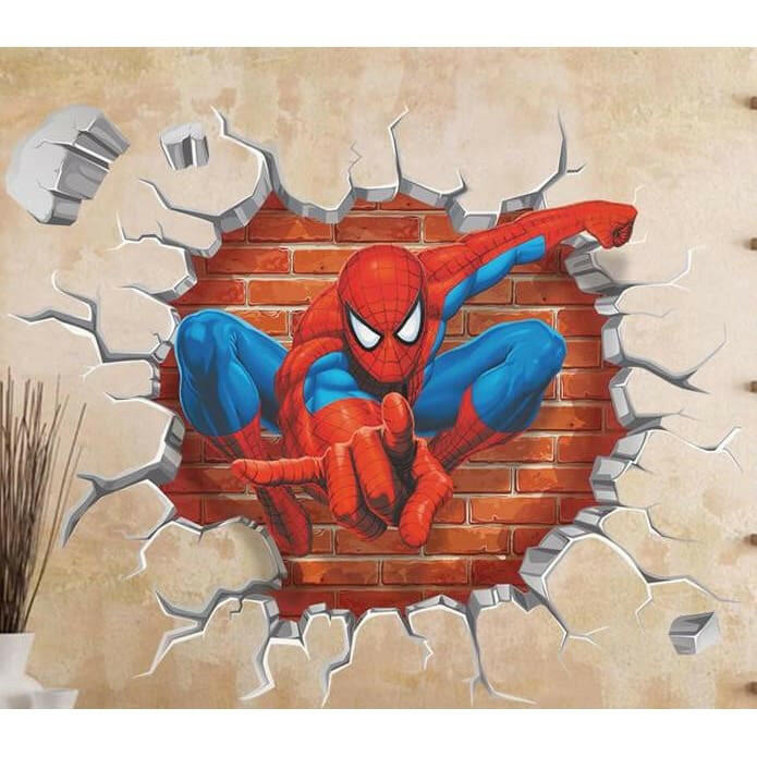 Spiderman Kids Room Decor Wall art