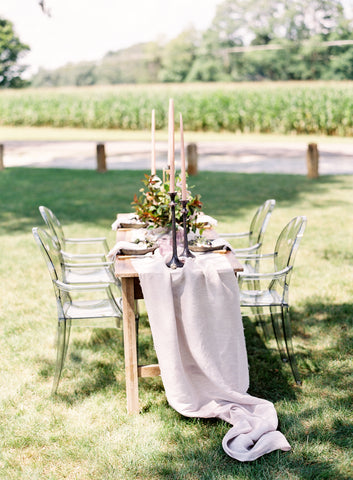 Naturally Dyed Table Cloth by The Lesser Bear